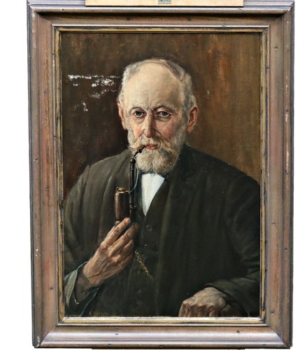 Dipinto olio tela firmato - su,