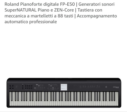 Pianoforte digitale roland - pianoforte,