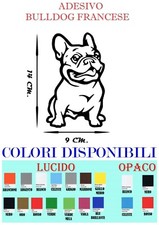 Adesivo BULLDOG FRANCESE vinile Camper Sticker Decal Animali sticker auto