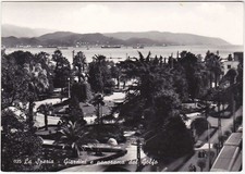 LA SPEZIA - GIARDINI E PANORAMA DAL GOLFO -88738-