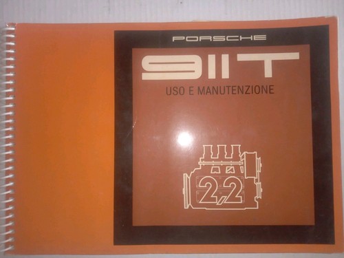Libretto porsche 911 2 - libretto, t