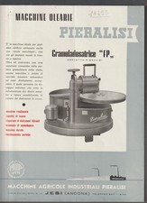 13455B MACCHINE  AGRICOLE INDUSTRIALE  PIERALISI  JESI vedi mod. personalizzato