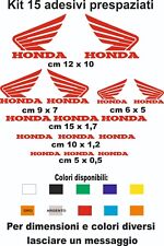 adesivi Honda vinile prespaziati 15 pz  per auto moto caschi