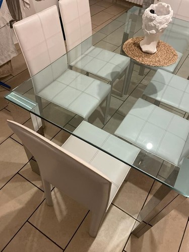 Tavolo cristallo 6 - +,