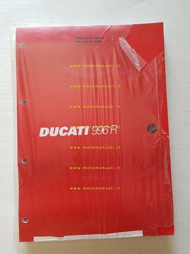 Ducati 996 2001 manuale - 996, r
