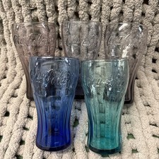 Set 5 bicchieri da coca cola