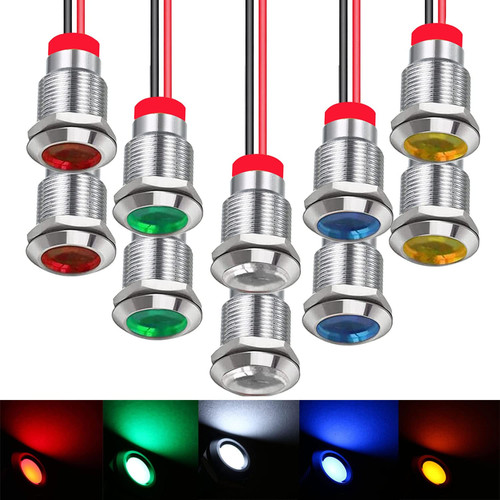 10pcs110v 220v 12mm led - 10pcs110v-220v,
