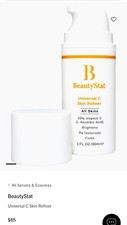 BeautyStat Universal C Skin Refiner Serum 20% vitamina C - 1 fl oz. Nuovo Con Scatola