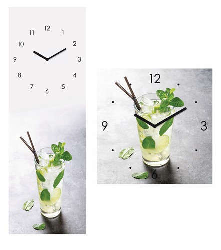Orologio parete vetro - parete,