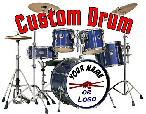 Adesivo decalcomania drumkit - adesivo,