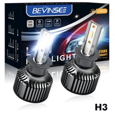 2x Lampadine Fendinebbia LED H3 6000LM 6000K Bianco per Seat Altea XL 5P5 5P8 2006-2015