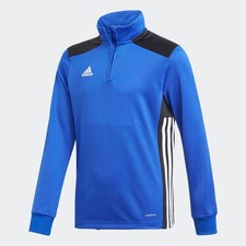 Adidas 1/4 Zip Allenamento Top Giovanile - Calcio - Bambini - Blu - Black Friday Saldi