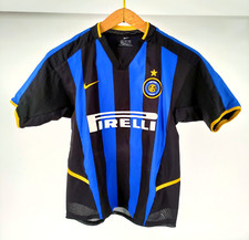 Maglia Inter Pirelli Nike tg. 12 anni Calcio Milano stagione vintage 2002/03-534