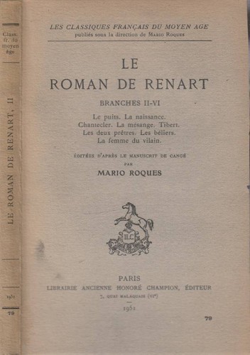 Roman renart capitoli - roman, de