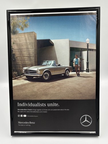 Framed mercedes benz pagoda - framed,