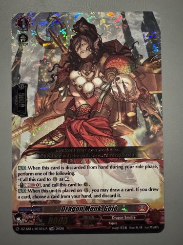 Cardfight vanguard dragon - cardfight, monk