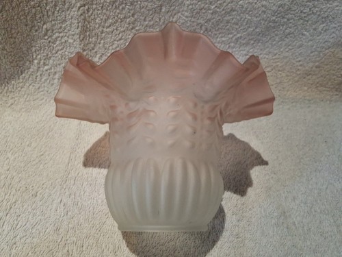 Ancien abat jour tulipe verre - ancien,