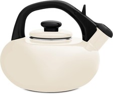 Forchetto Bollitore Luna, Crema, 2,5 litri, Smalto, Induzione E Gas, Design Mode