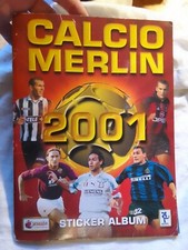 RARO ALBUM FIGURINE CALCIATORI  : '  CALCIO  MERLIN 2001  '  !!!!