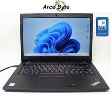 NOTEBOOK LENOVO THINKPAD L480 14" CORE i5 SSD 128 GB RAM 4GB W11 PRO NO BATTERIA