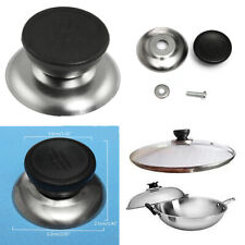Pomello Ricambio Coperchio Pentola Nero Vite Montaggio tegame casseruola