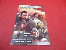 Mass Effect 2 Xbox 360 GameStop Esclusiva Promo Pre-Order Terminus Gear Card
