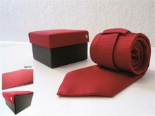 CRAVATTA ROSSA UOMO MODA