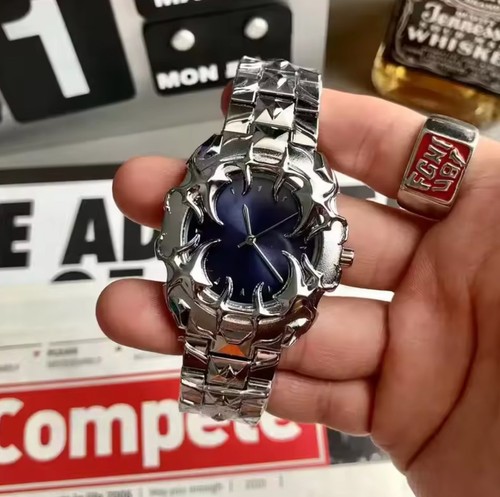 Orologio uomo metallo acciaio - orologio,