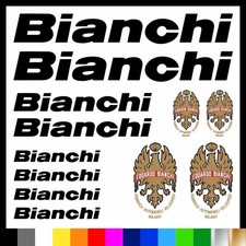 KIT BIANCHI LOGO ADESIVI PRESPAZIATI BICI