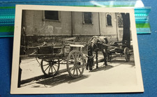 VECCHIA FOTOGRAFIA VINTAGE ROMA SPARITA CARRETTI A VIALE CARSO 1954