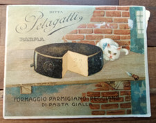 ANNI 30 PARMA BUSTA PUBBLICITARIA PARMIGIANO ditta PELAGATTI +CARTOLINA-N.33