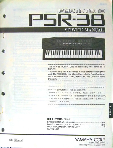 Yamaha psr portatone - yamaha,