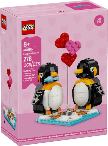 Lego 40886 pinguini innamorati - lego,