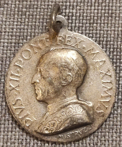 Antica medaglia papa pio xii - papa,