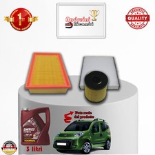 KIT TAGLIANDO FILTRI + OLIO FIAT QUBO 1.4  54KW 73CV DAL 2008 ->
