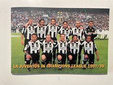 1997 1998 Bolaffi Folder Libretto Juventus in Champions League con Buste Partite