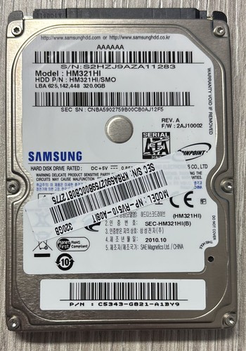 Hard disk samsung 320gb - disk,