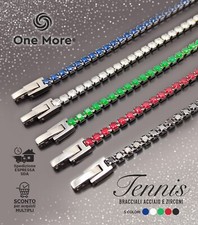 Bracciale tennis acciaio - tennis,