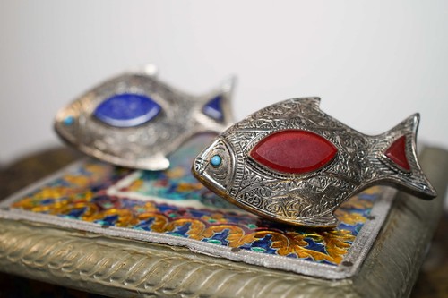 Anello afgano pesce - anello,