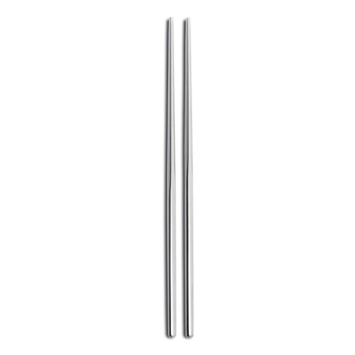 Coppia bacchette sushi acciaio - coppia,