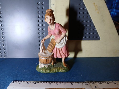 Personaggio presepe vintage - personaggio,