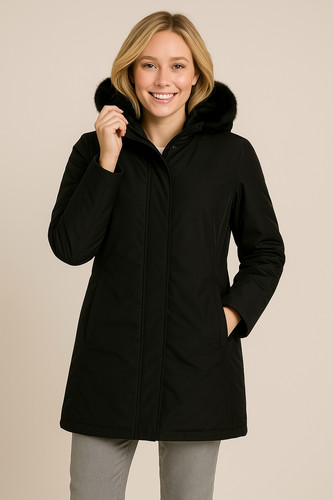 Giubbino donna lungo zip - giubbino,
