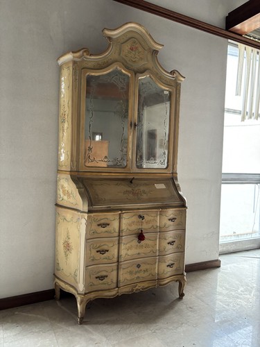 Credenza legno vetro - e,