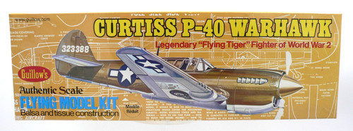 Guillow curtiss 40 warhawk - p-40,