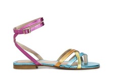 SANDALI IN METALLIZZATO