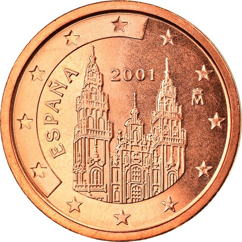 819668 spagna 2 euro cent - spagna,,