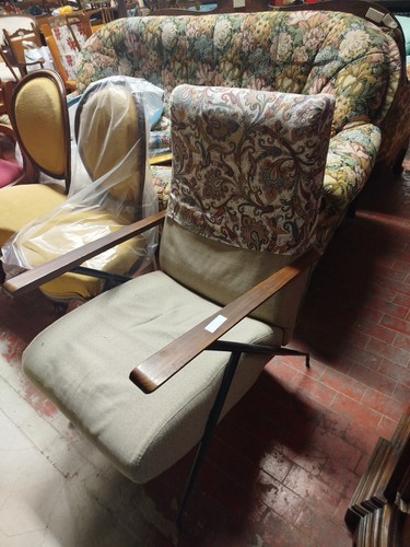 Poltrona vintage reclinabile - poltrona,
