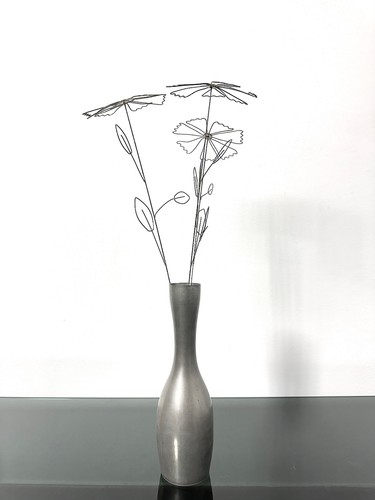 Vaso minimalista peltro - vaso,