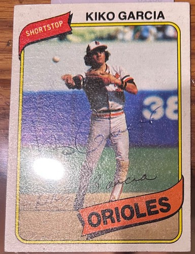 1980 topps kiko - garcia, #37