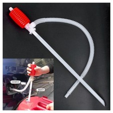POMPA TRAVASO MANUALE A SIFONE SUCCHIA ASPIRA LIQUIDI CARBURANTE VINO ACQUA OLIO